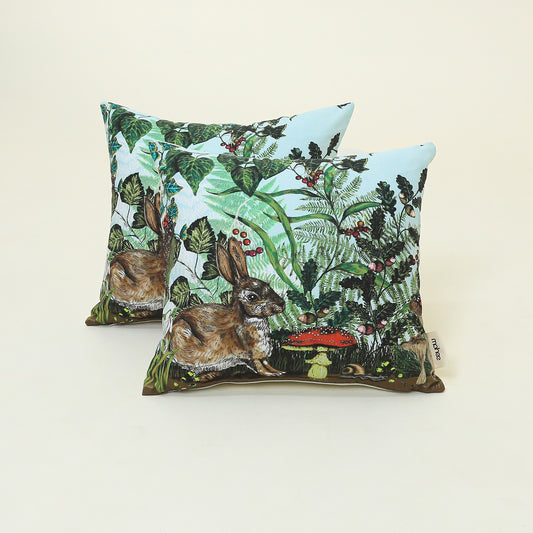 Digital Printed Cushion Covers - (Pack of 2)