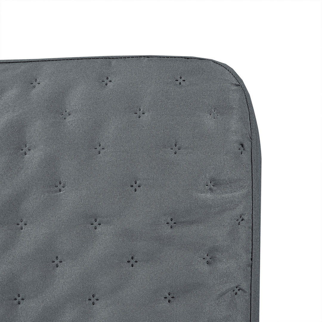 Anthracite Microfiber Ultrasonic Waterproof Mattress Protector