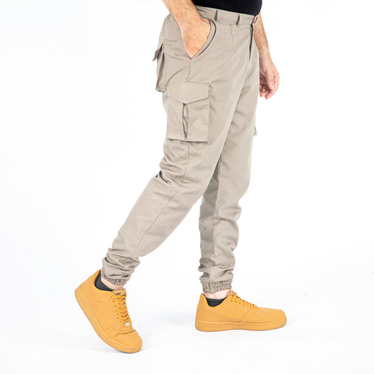 Grey Cargo Jogger Pant