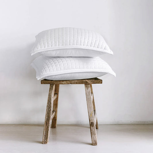 White Jersey Cushions (Pack of 2)