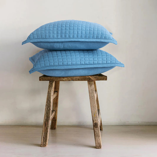Blue Jersey Cushions (Pack of 2)