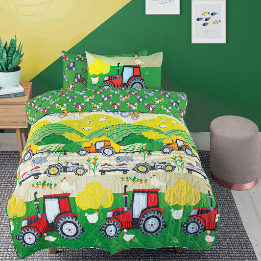 Farm House Printed Bed Set