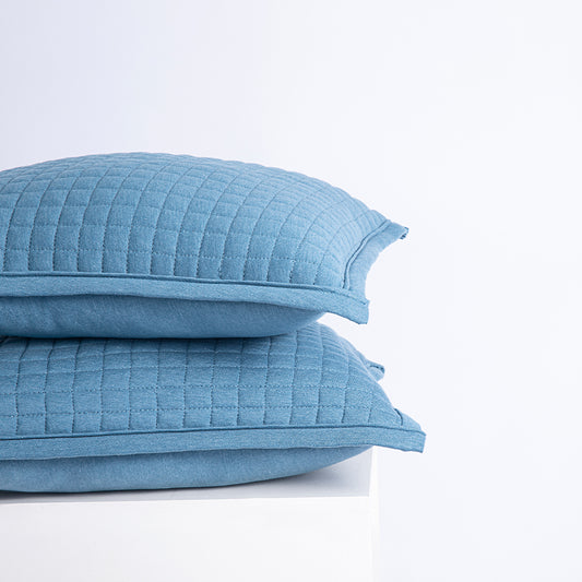 Blue Jersey Cushions (Pack of 2)