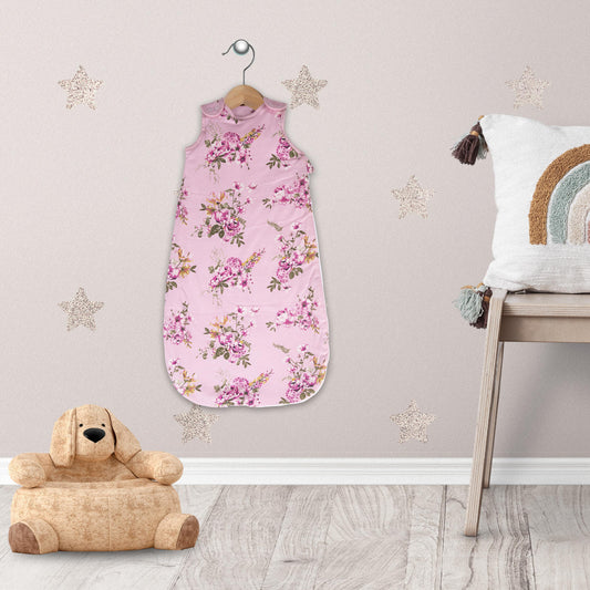 Ditsy Floral Baby Sleeping Bag - Pink